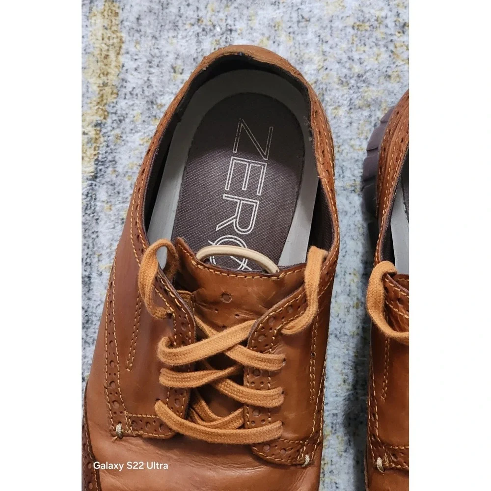 Cole Haan Men's Brown ZeroGrand Wingtip Oxford Shoes Size 10 C22747